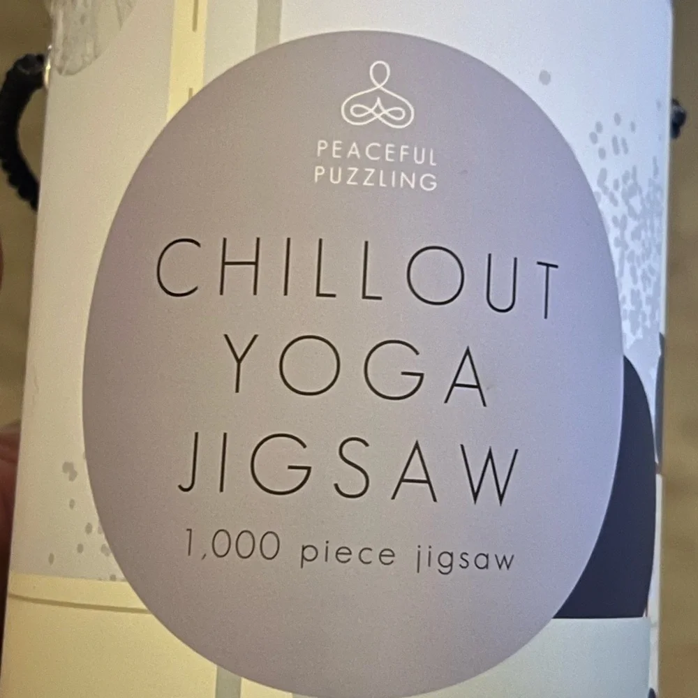 Peaceful Puzzling Chillout Yoga Jigsaw Puzzle 1000 Pieces NIB